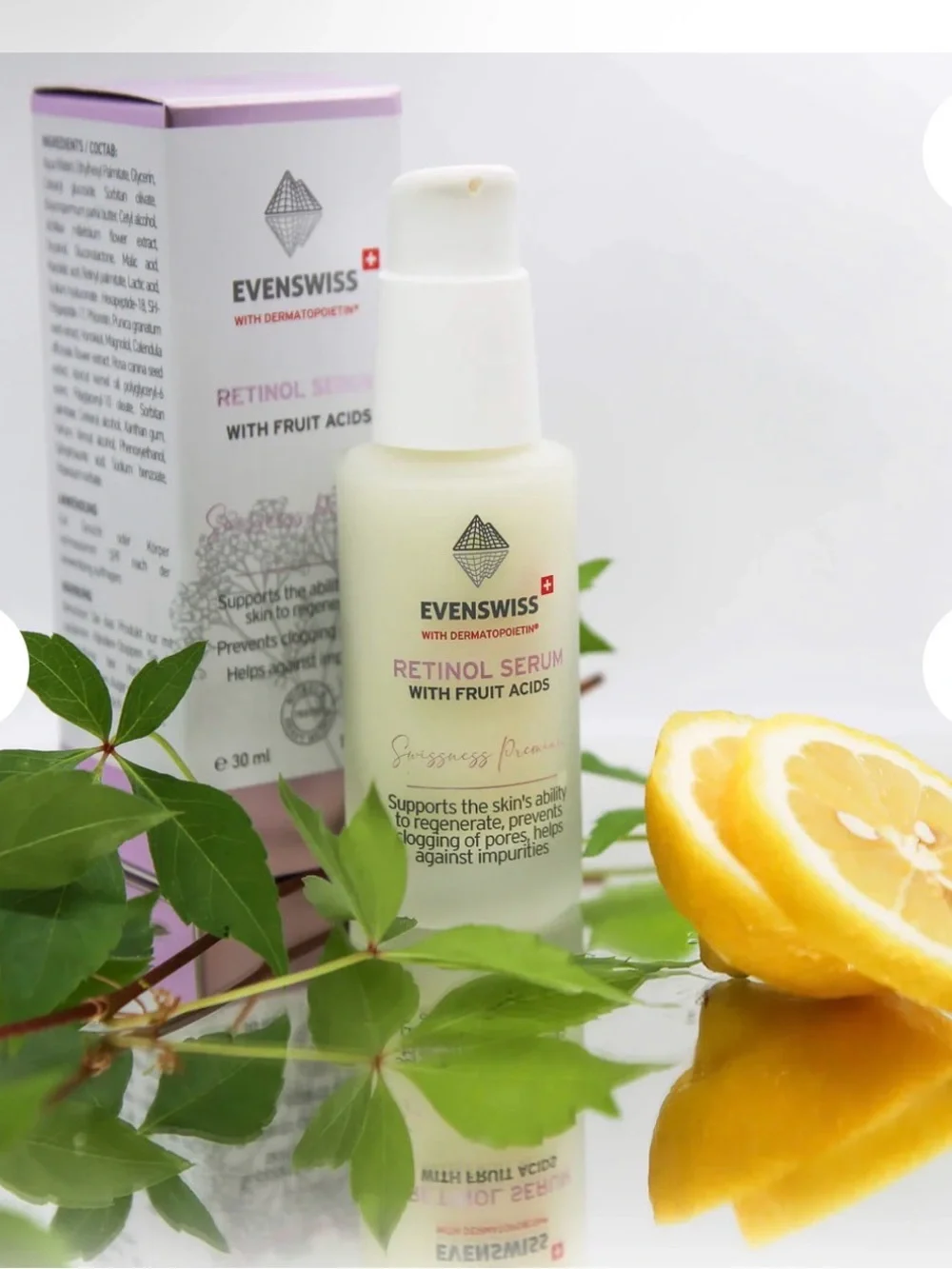 EVERSWISS Retinol Serum with Fruit Acids — Cream